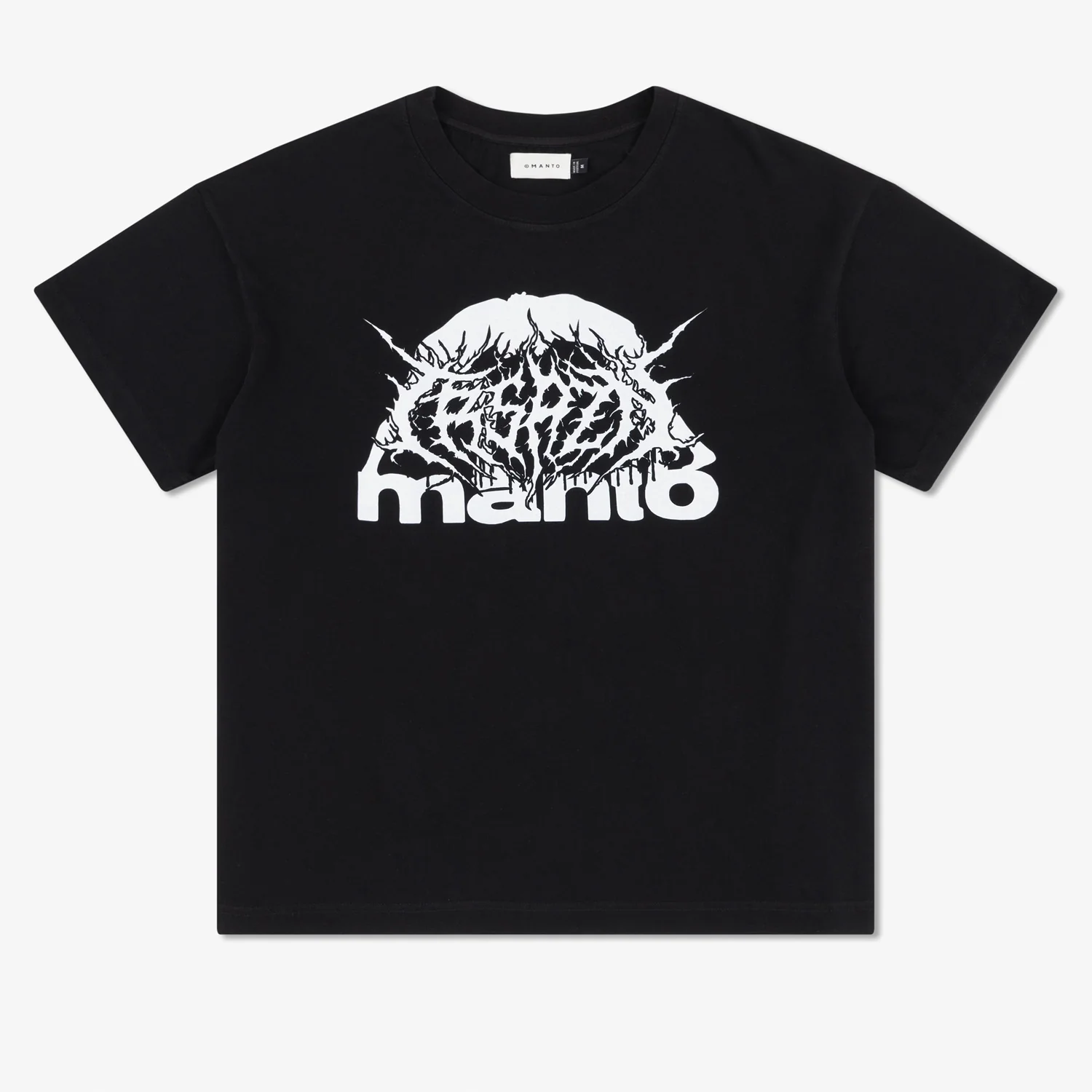 T-shirt oversize Manto Treasure Zone Black 