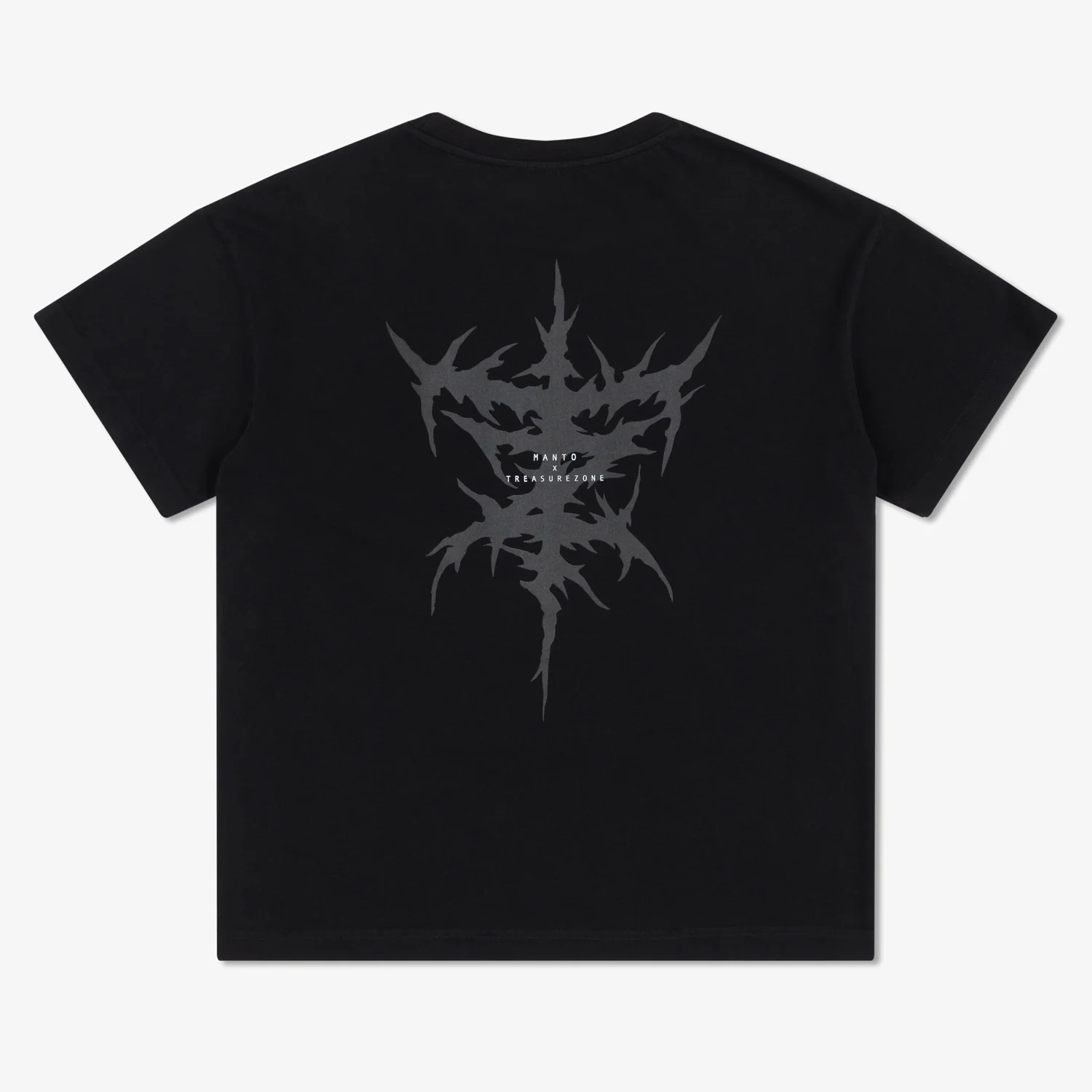T-shirt oversize Manto Treasure Zone Black  - Image 2