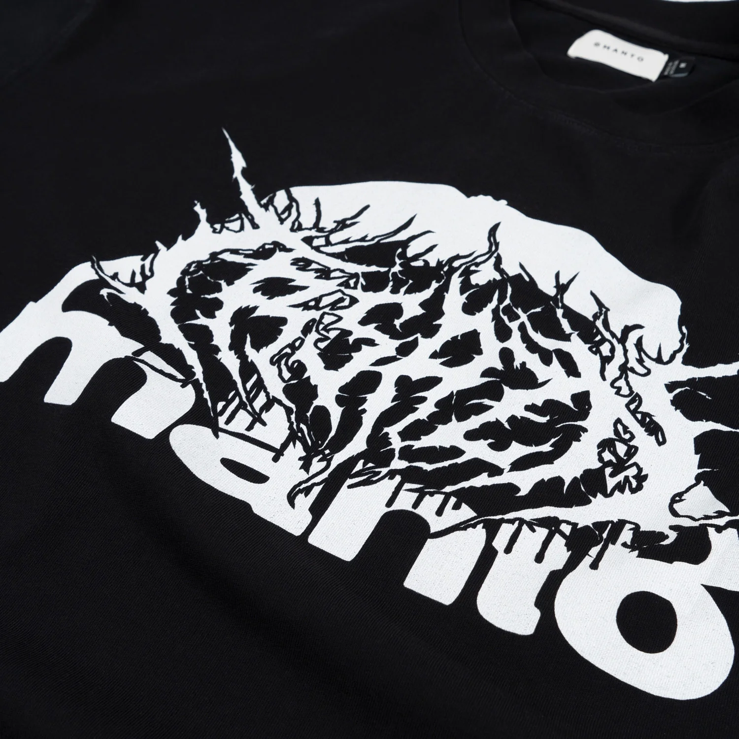 T-shirt oversize Manto Treasure Zone Black  - Image 3