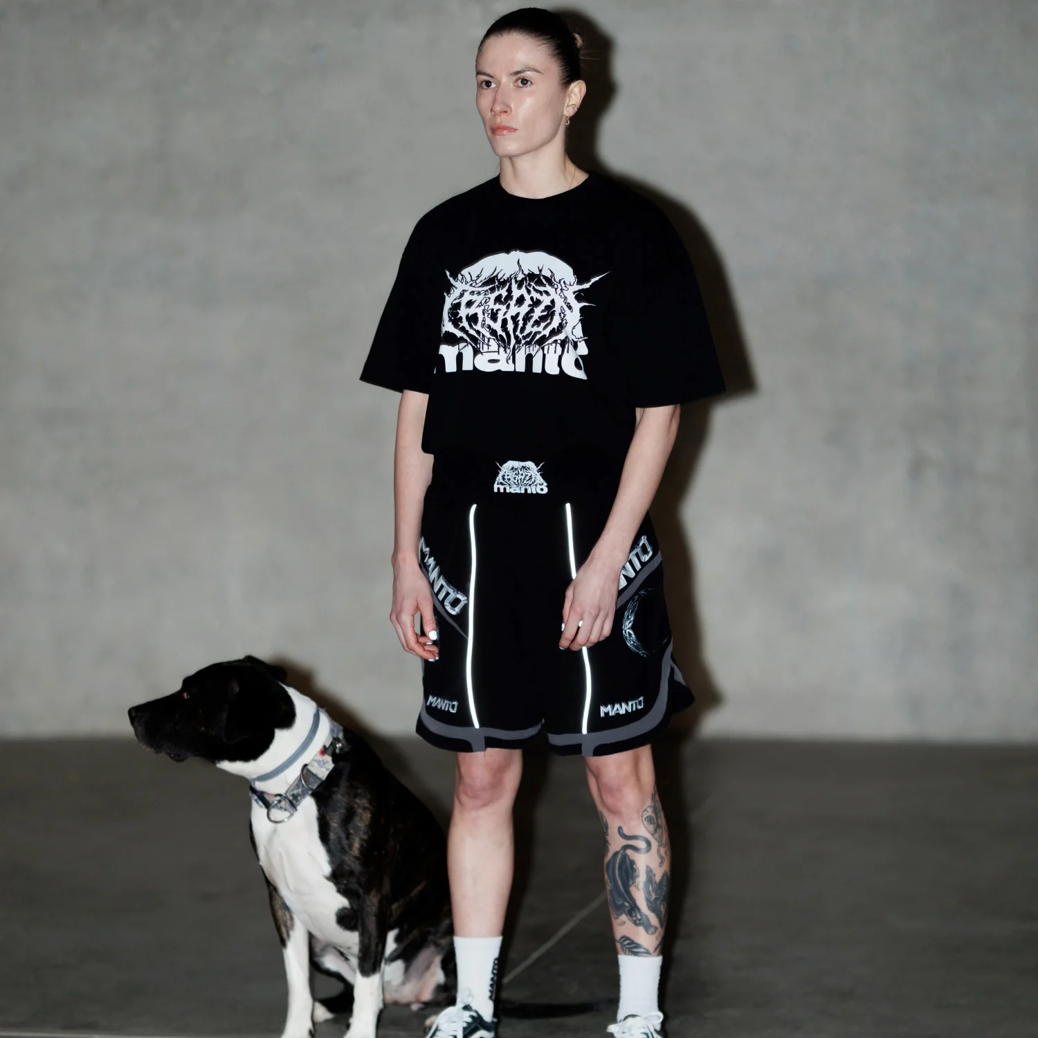 T-shirt oversize Manto Treasure Zone Black  - Image 7