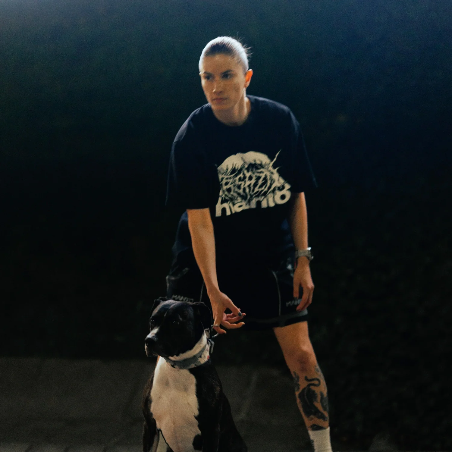 T-shirt oversize Manto Treasure Zone Black  - Image 9