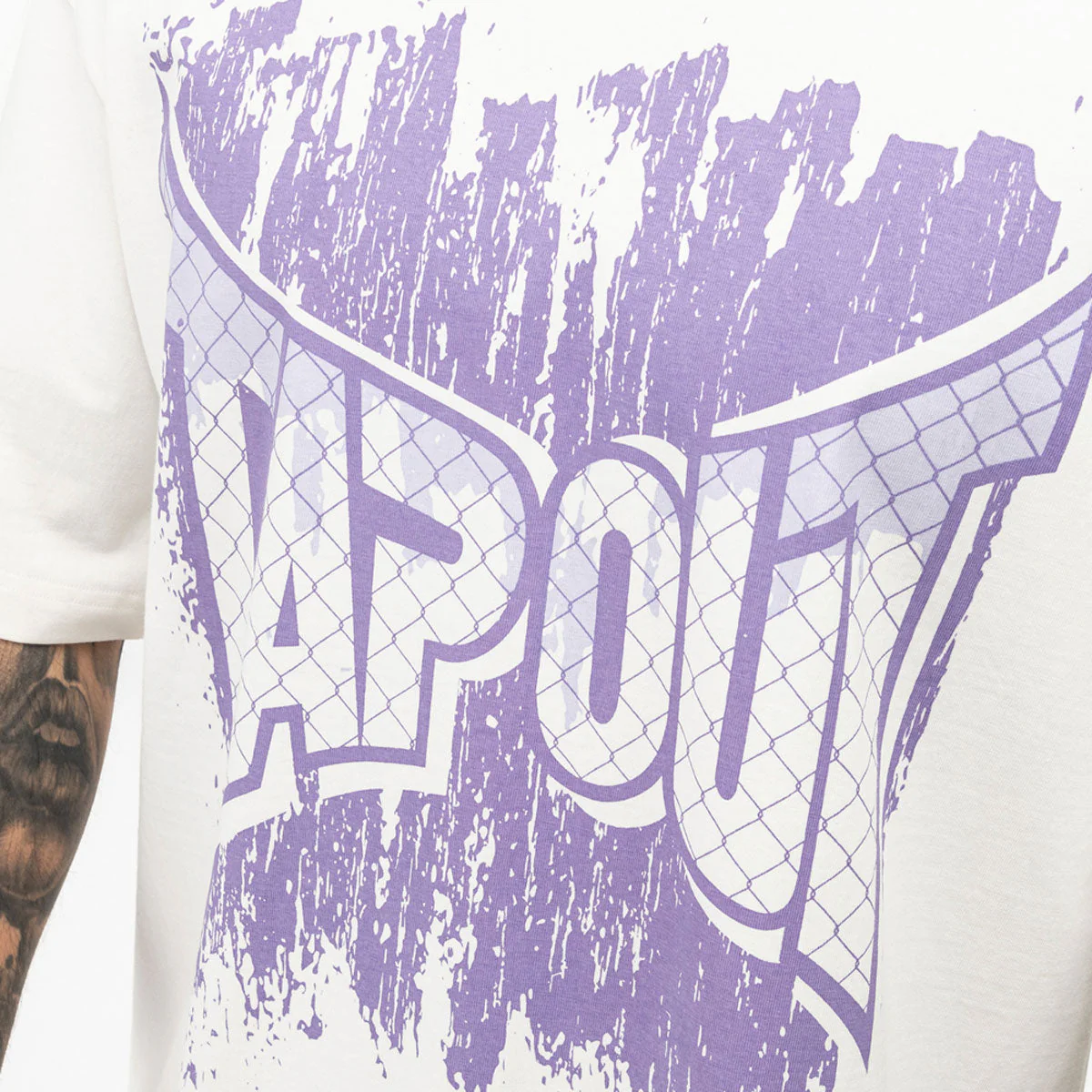 T-shirt Tapout Oversize CF Tee White  - Image 3