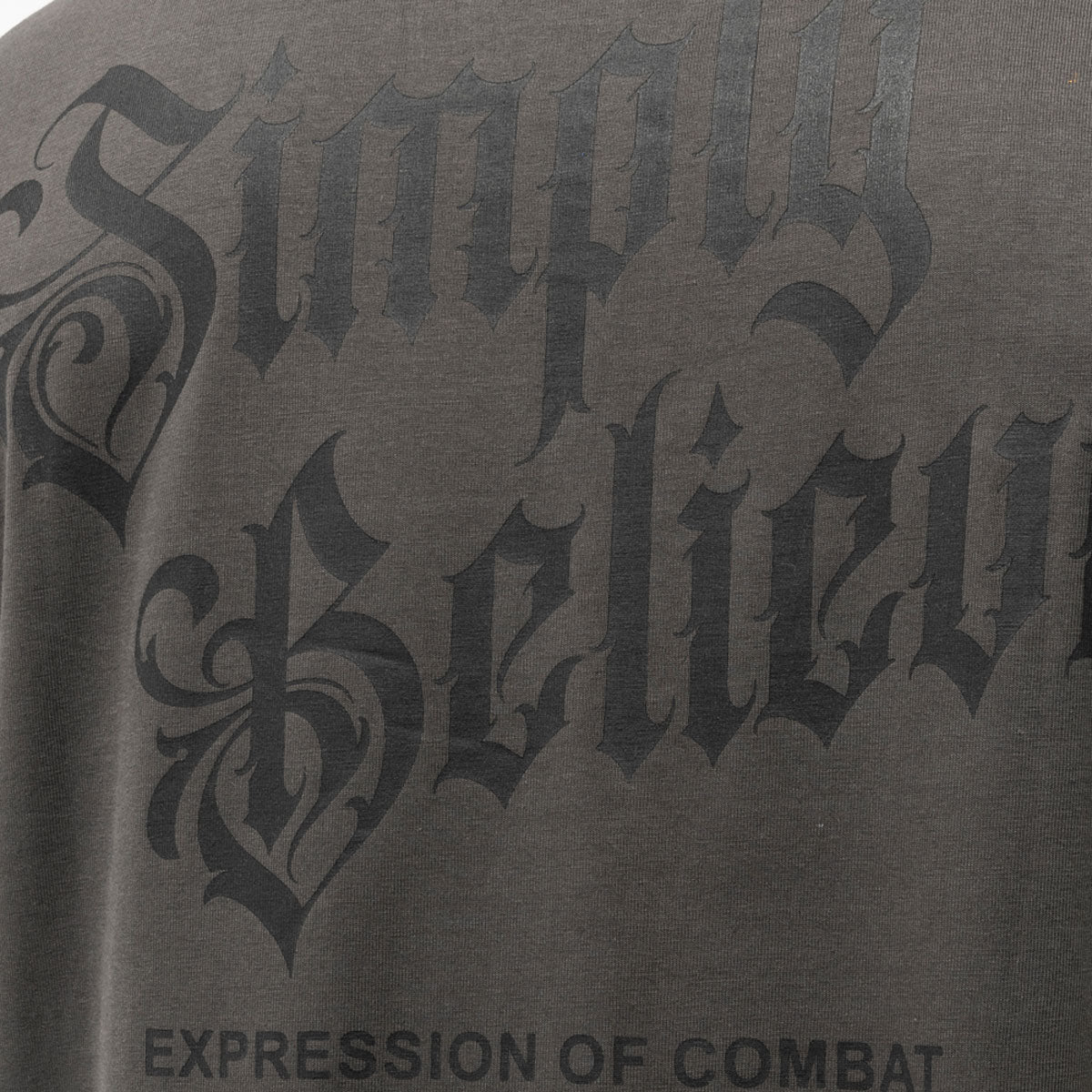 T-shirt Tapout Oversize Simply Believe Gray - Image 3