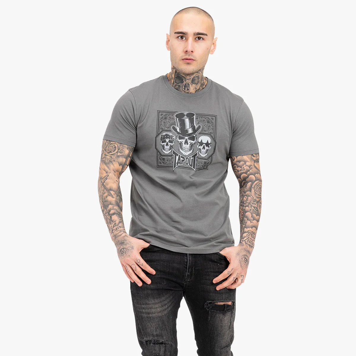 T-shirt Tapout Skull Tee Gray  - Image 2