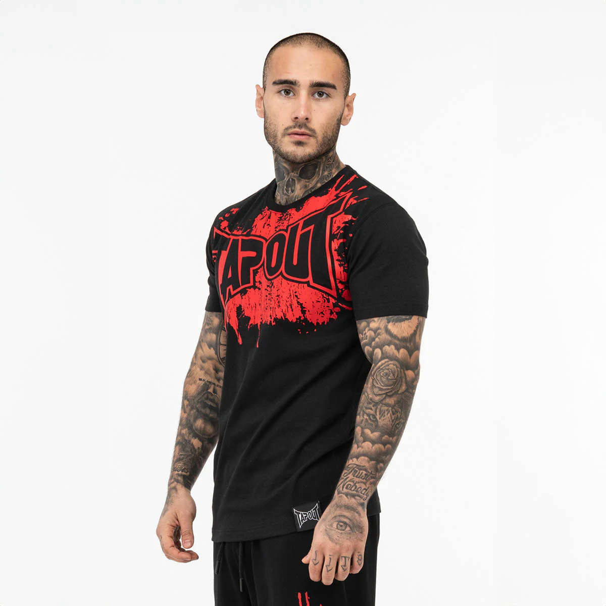 T-shirt Tapout Splashed Black  - Image 2