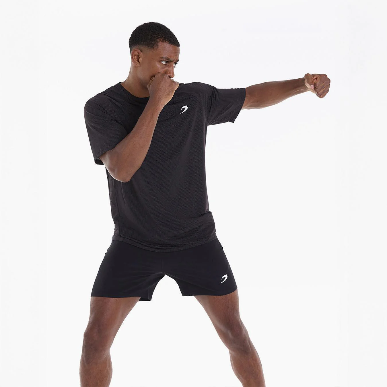 T-shirt technique Boxraw Oversize Valdes Black  - Image 2