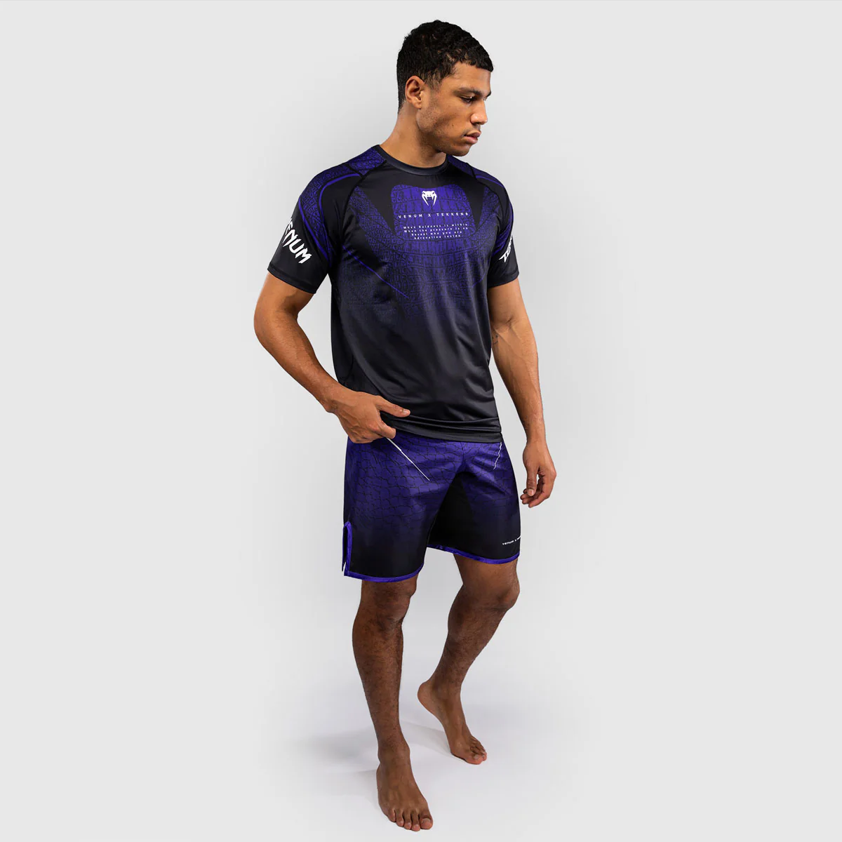 T-shirt Venum Dry Tech Tekken 8 Kazuya Black-purple - Image 3
