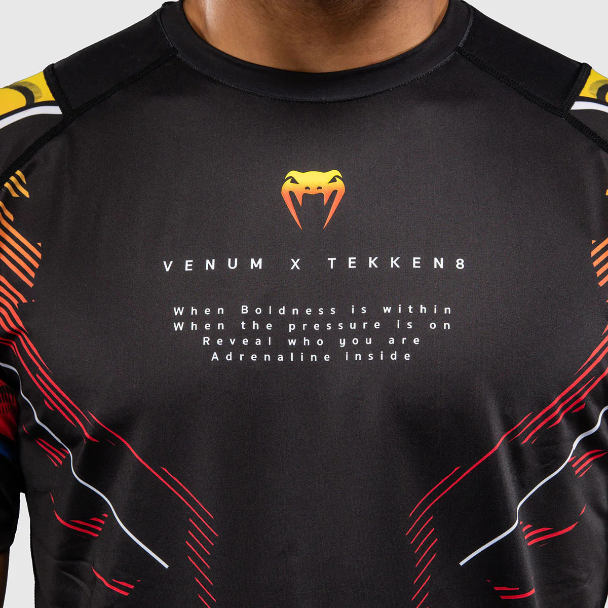 T-shirt Venum Dry Tech Tekken 8 Yoshimitsu Black-orange  - Image 4