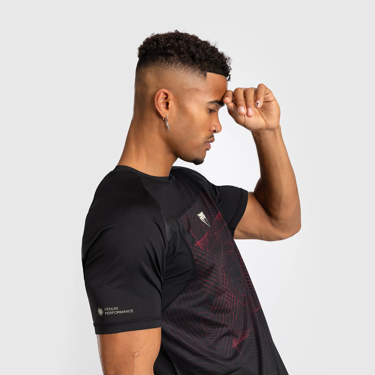T-shirt Venum G-Fit Air Dry Tech black red  - Image 2