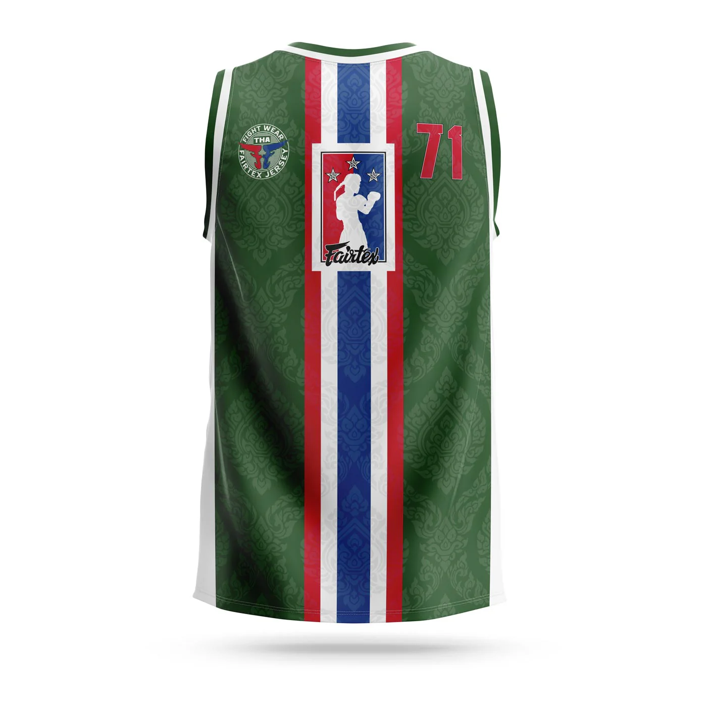 Tank top Fairtex NBA Jersey JS19 Green  - Image 3