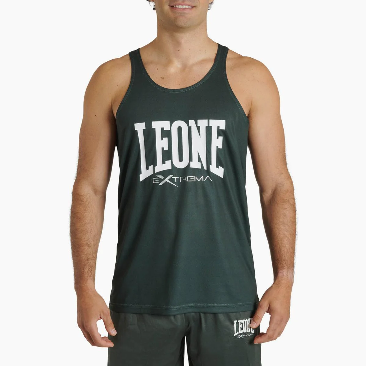 Tank top Leone Logo ABX118 Green 
