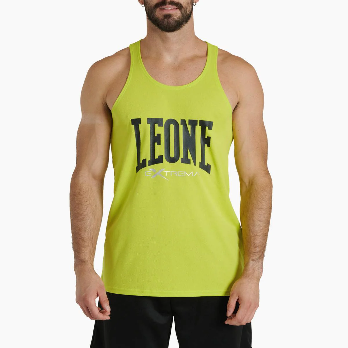 Tank top Leone Logo ABX118 Lime green