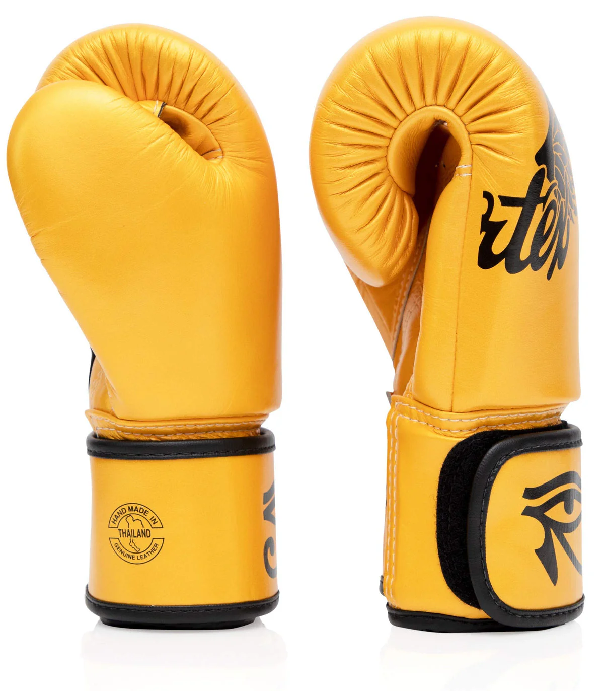 Thai boxing gloves Fairtex BGV1 Falcon Golden - Image 3