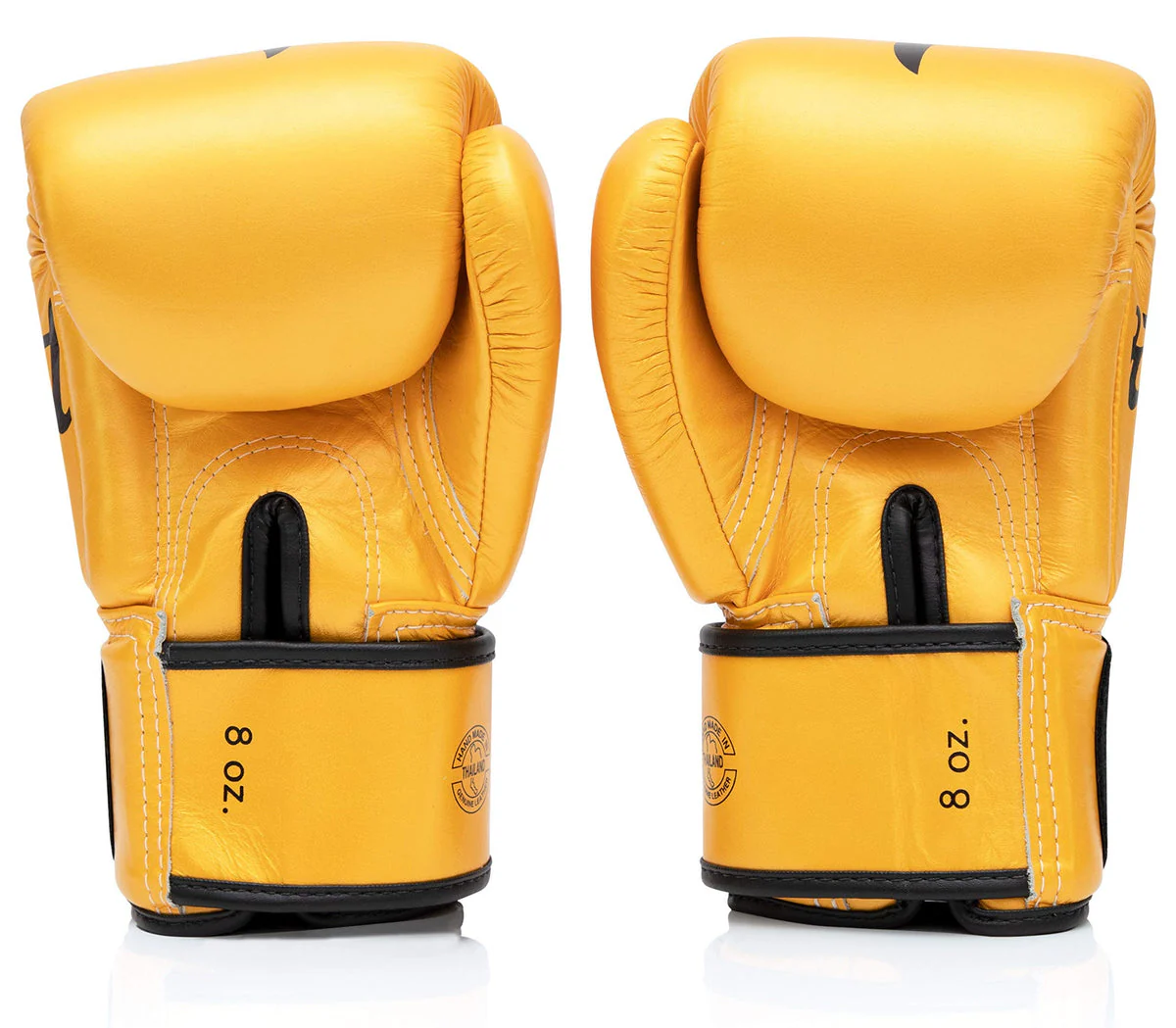 Thai boxing gloves Fairtex BGV1 Falcon Golden - Image 4
