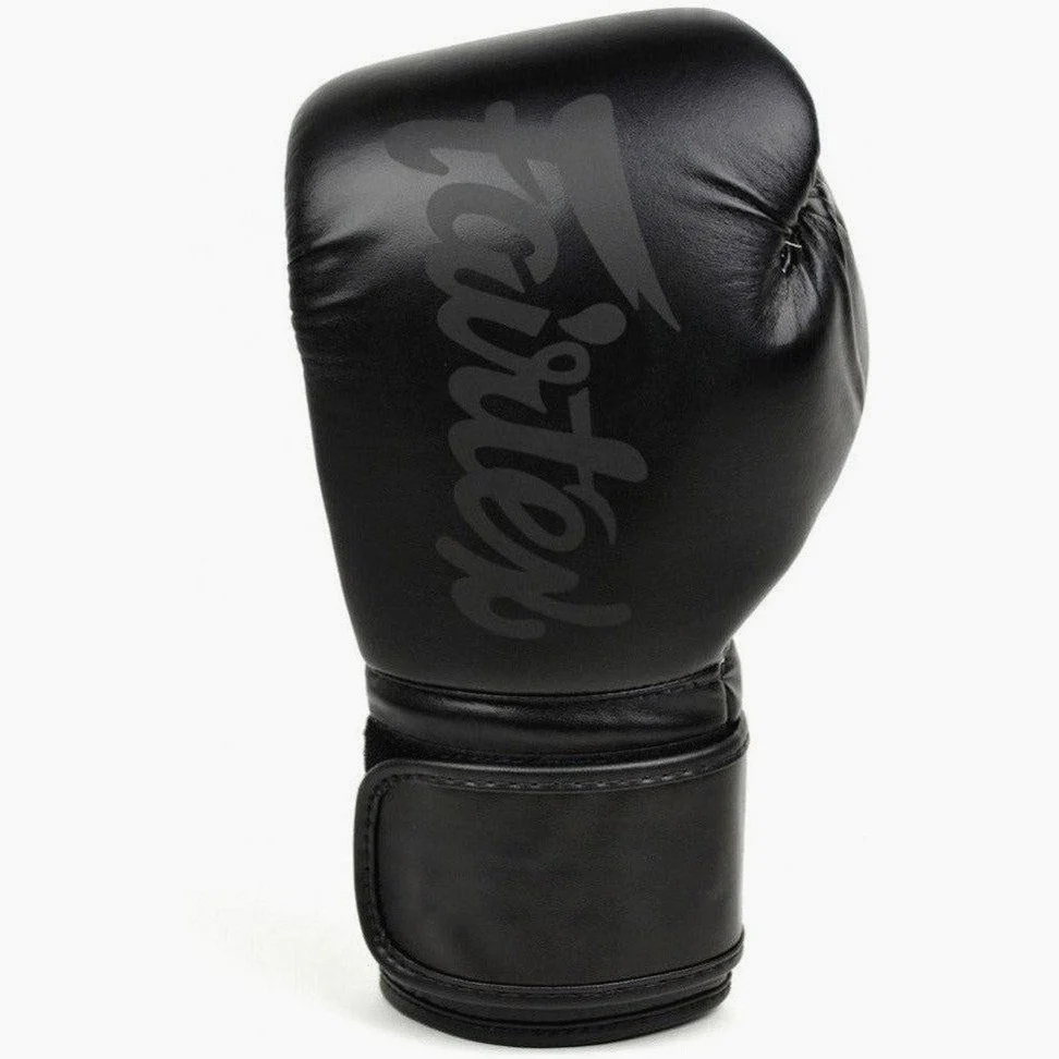 Thai boxing gloves Fairtex BGV14 Black-black  - Image 3