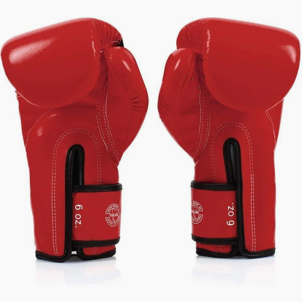 Thai boxing gloves Fairtex BGV14 Red  - Image 5