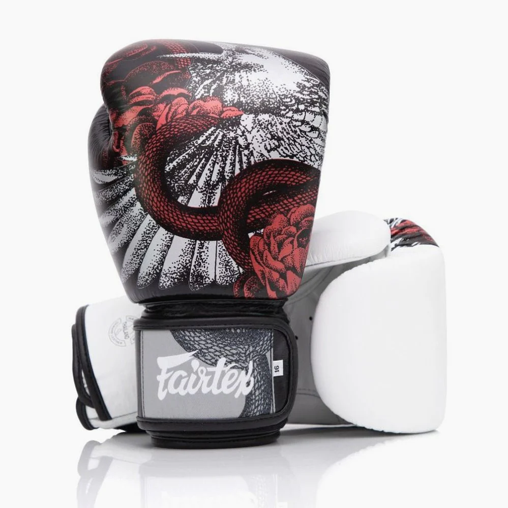 Thai boxing gloves Fairtex BGV24 The Beauty of Survival 