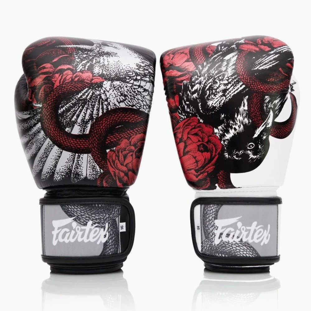 Thai boxing gloves Fairtex BGV24 The Beauty of Survival  - Image 3