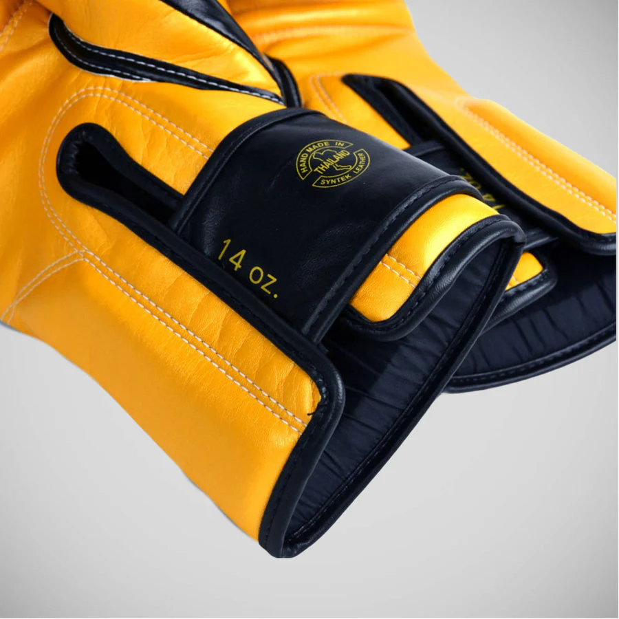 Thai boxing gloves Fairtex Super Sparring BGV18 Black-gold - Image 5
