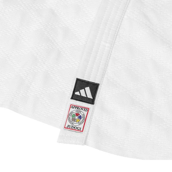 White judogi Adidas J730 Champion III IJF Slimfit - Image 4