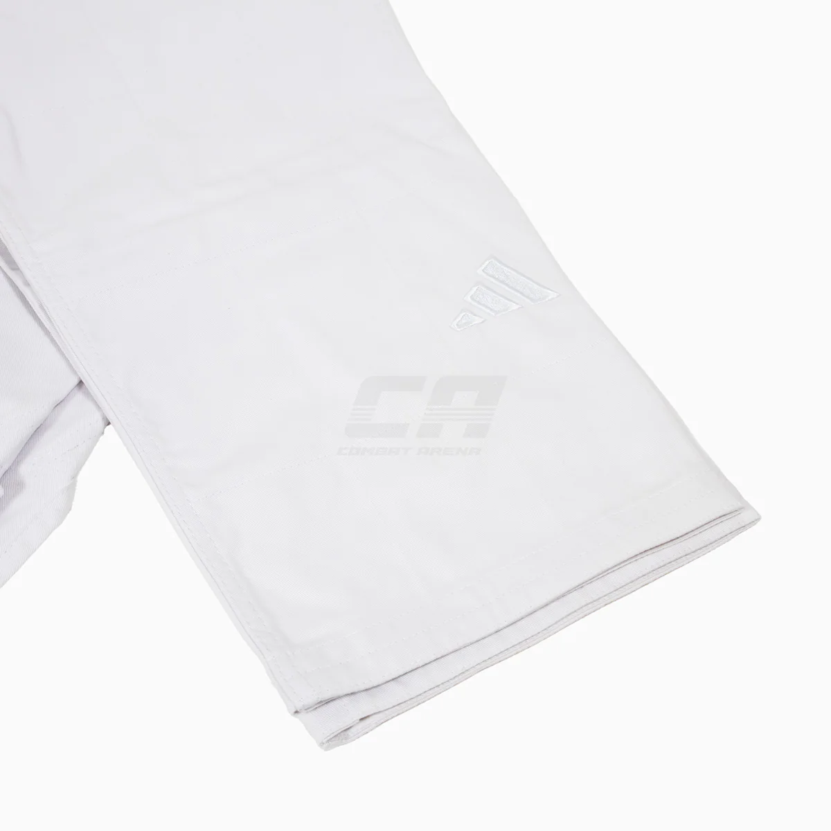 White judogi Adidas J730 Champion III IJF without stripes - Image 3
