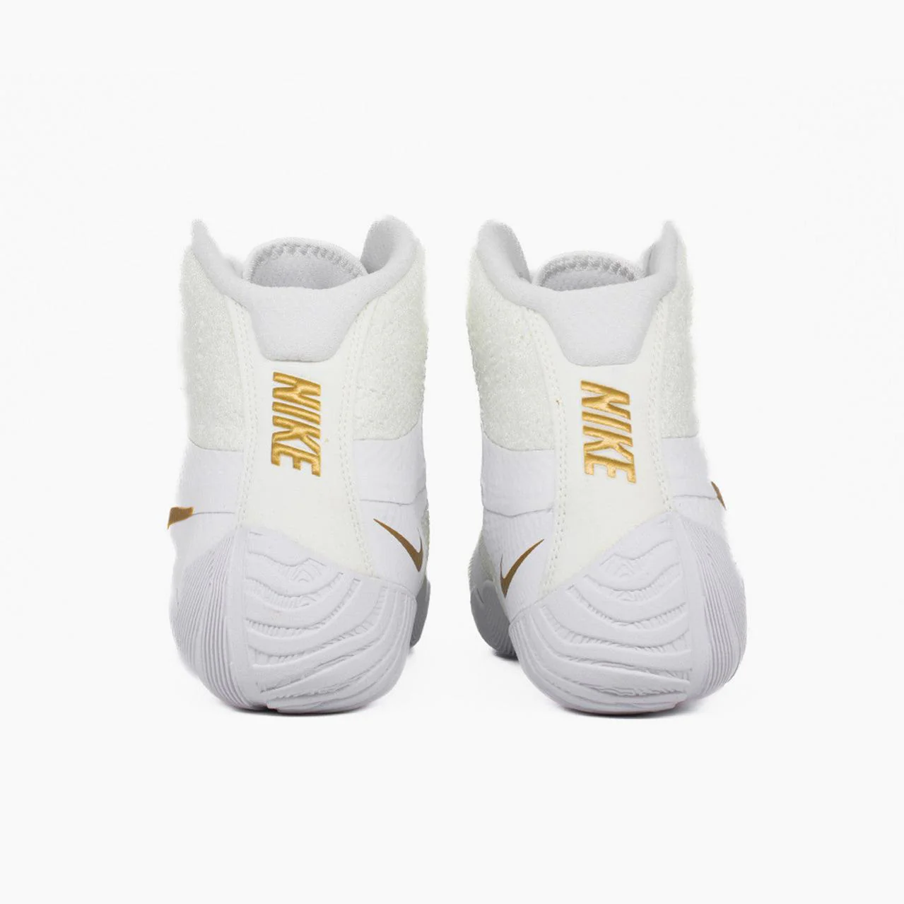 Wrestling shoes-Wrestling Nike Tawa White-gold - Image 2